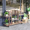 Outsunny Blumenständer, Pflanzenregal, Vierstufiges Produktbild-Vorschau 10