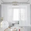 Lot de 2 rideaux semi-transparents à œillets, rideaux en Voir les images du produit 1