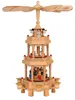 Kerstpiramide Hout 35x20x20cm Kaarsen 3 Etages Productafbeelding-voorbeeld 1