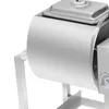 A close-up view of a stainless steel meat mixer machine. Podgląd zdjęcia produktu