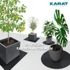 Podstawka pod doniczkę z fazowaną krawędzią Majesty Black Podgląd zdjęcia produktu 6