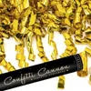 Cannone di coriandoli con stelle filanti 40 cm oro Anteprima dell’immagine prodotto 5