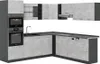 Eckküche Vicco R-Line Beton 247 x 46 cm ohne Arbeitsplatte, Produktbild-Vorschau 1