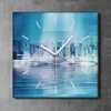 Coloray Uhr auf Leinwand 30x30 cm Wand Uhr Dekoration Produktbild-Vorschau 2