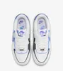 A top-down view of a pair of Nike Air Force 1 Shadow sneakers. Podgląd zdjęcia produktu