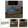 The Living Store TV-Schrank mit LED-Leuchten Sonoma-Eiche Produktbild-Vorschau 1