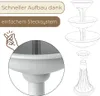 Blumenständer mit 3 Schalen Pflanzturm Pflanzsäule Grau Produktbild-Vorschau 4