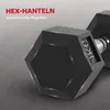 HOMCOM - Haltères hexagonaux en fonte, avec poignée Voir les images du produit 5