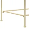 vidaXL Beistelltisch Vintage-Stil Metall 87x34x73 cm Gold - Produktbild-Vorschau 12