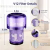 3 Stück HEPA Filter für Dyson V12 Detect Slim Produktbild-Vorschau 8