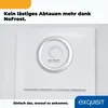 A close-up of a white appliance with a circular 'No Frost' logo and promotional text. Produktbild-Vorschau