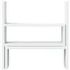 vidaXL Schreibtisch-Organizer Verstellbar Weiß 40x17x41 cm Produktbild-Vorschau 4