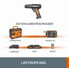 20V akumulátorový vŕtací skrutkovač WORX WX370 50Nm vrátane Náhľad obrázku produktu 6