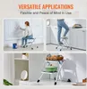 Collage of images showing a step stool in various household settings. Voir les images du produit