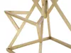 Mauro Ferretti Piramid Barstuhl 40x40x75 cm schwarz gold Produktbild-Vorschau 6