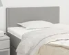 vidaXL Testiera grigio chiaro 80x5x78/88 cm in tessuto Anteprima dell’immagine prodotto 8