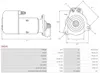 AS-PL S0654S Starter Anlasser 6,6kW für RENAULT TRUCKS C Produktbild-Vorschau 5