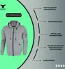 Herren motorrad hoodie mit CE-Protektoren Produktbild-Vorschau 5