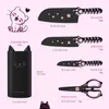 Messenset kattenblok - 5-delig - Roze en zwart - Productafbeelding-voorbeeld 4