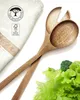 Akazienholz-Salatbesteck - 2er-Set, Länge 33 cm Produktbild-Vorschau 2
