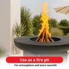 grill 3 w 1 z płytą teppanyaki i misą paleniskową na patio Podgląd zdjęcia produktu 7