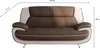 Kaiser Möbel Sofa 2-Sitzer, Stoff Kronos, Braun + Weiß, Produktbild-Vorschau 3
