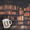 Bücherwurm Glas Tasse mit Wurm in der Bibliothek Produktbild-Vorschau 3