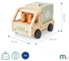 Camion poubelle en bois Mamabrum pour enfants, camion de Voir les images du produit 8