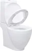 vidaXL WC Ceramiczna toaleta łazienkowa Okrągły pionowy Podgląd zdjęcia produktu 12