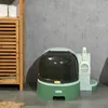 PawHut Katzentoilette, Katzenhaus, Katzenklo inklusive Produktbild-Vorschau 8