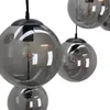 Olucia - DOLF - Pendelleuchte - Grau / Schwarz - 6 Lampen Produktbild-Vorschau 2