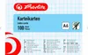 Herlitz Karteikarten DIN A6 kariert weiß 100 Karten Produktbild-Vorschau 3