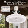 ventilateur de plafond 30W avec éclairage et télécommande, Voir les images du produit 3