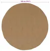 vidaXL Bereichsteppiche Natur Ø 180 cm Jute Produktbild-Vorschau 6