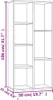 vidaXL Bücherregal Sonoma-Eiche 50x25x106 cm Holzwerkstoff Produktbild-Vorschau 7