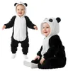 Onesie Kigurumi Romper Schlafanzug Kostüm für Baby Panda: Produktbild-Vorschau 1