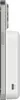 A side view of a smartphone attached to a white power bank. Voir les images du produit