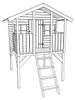 Belladoor Naturbelassen Stelzenhaus Toby, Stelzenhaus aus Produktbild-Vorschau 1