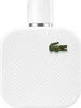 A white bottle of Lacoste L.12.12 Blanc Men Eau De Toilette Spray. Produktbild-Vorschau