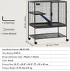 SucceBuy 36" pojízdná kovová klec pro fretky, velká Náhled obrázku produktu 7