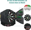 WYCTIN Elektronische Dartscheibe Dartboard mit Tür 12 Produktbild-Vorschau 2