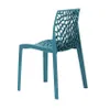 A turquoise chair with a patterned backrest is shown against a white background. Produktbild-Vorschau