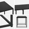 sweeek - TV-Möbel Metall 140x40x40cm - Schwarz Produktbild-Vorschau 3