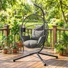 Sweiko Outdoor Hängesessel Hängesessel, inkl. Polster, Produktbild-Vorschau 2