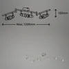 LED-plafondlamp, spotlamp, draaibaar en kantelbaar, 6x Productafbeelding-voorbeeld 5