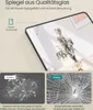 A collage showing a mirror and comparisons of broken glass. Produktbild-Vorschau
