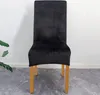 Sametové elastické potahy na židle do jídelny, sada 4 kusů, Náhled obrázku produktu 10
