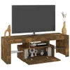 vidaXL TV-Schrank mit LED-Leuchten Räuchereiche 120x35x40 Produktbild-Vorschau 8
