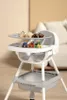 BDW, 3in1 chaise haute bébé, plateau, 78×63×86 cm gris, Voir les images du produit 9