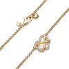 Halskette Sparkling Inifinity Heart für Damen von PANDORA Produktbild-Vorschau 3